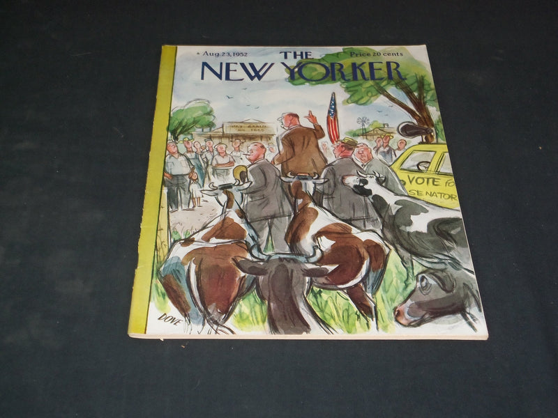 1952 AUGUST 23 THE NEW YORKER MAGAZINE - ILLUSTRATED COVER - NY 477