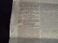1849 LOWELL DAILY JOURNAL & COURIER NEWSPAPER LOT OF 7 - MASSACHUSESTTS- NP 614D