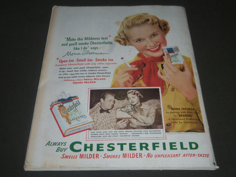 1951 JANUARY 13 THE SATURDAY EVENING POST MAGAZINE - ILLUSTRATED COVER - SP 1853