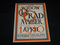 1910 APRIL WIDOW CORNELL UNIVERSITY MAGAZINE - OLD GRAD NUMBER - J 5742