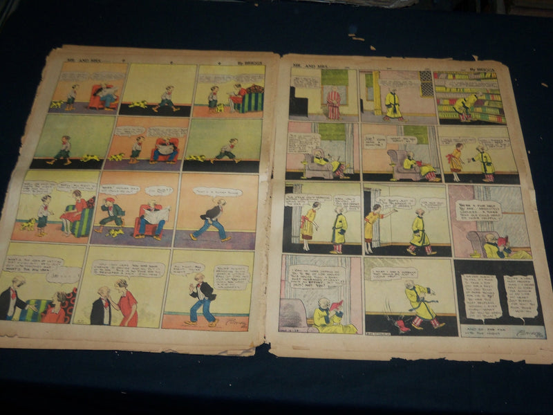 1928-1932 ST. LOUIS POST DISPATCH COLOR COMIC FRONT PAGES LOT OF 29 - NTL 82J