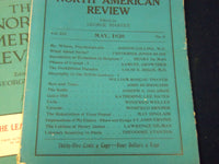 1920 NORTH AMERICAN REVIEW LOT OF 10 ISSUES - GREAT STORIES/ARTICLES - WR 655