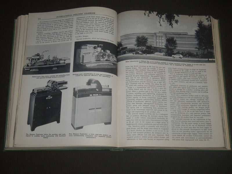 1948 INTERNATIONAL INDUSTRY YEARBOOK EDITED BY LLOYD HUGHLEFT - KD 1102