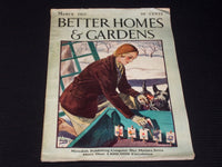 1933 MARCH BETTER HOMES & GARDENS MAGAZINE - ILLUSTRATED FRONT COVER - E 5522