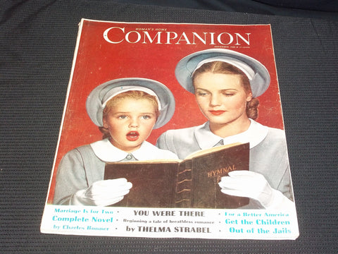 1944 NOVEMBER WOMAN'S HOME COMPANION MAGAZINE NICE FRONT COVER - E 2618