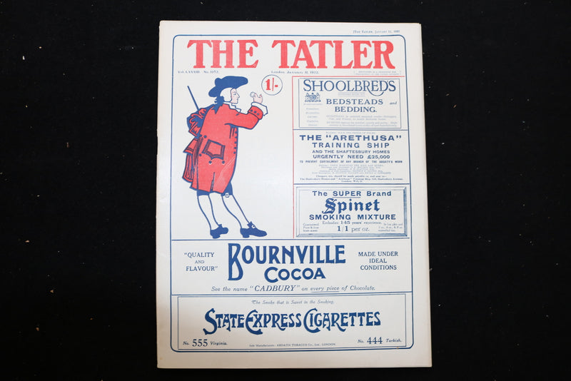 1922 JANUARY 11 THE TATLER MAGAZINE - LONDON, ENGLAND - E 9832