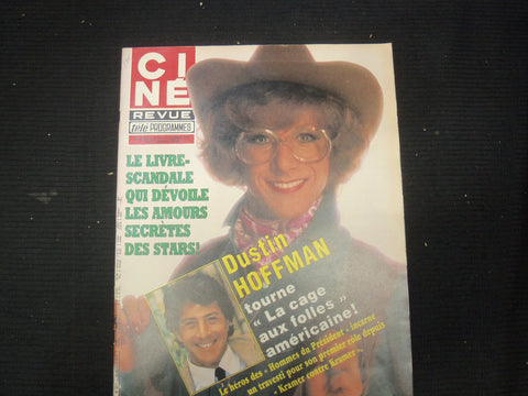 1982 DECEMBER 9 CINE REVUE FRENCH MAGAZINE - DUSTIN HOFFMAN COVER - E 24790