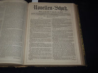 1873 NOVELLEN-SCHATZ - 14TH ANNUAL GERMAN BOUND VOLUME - KD 879P