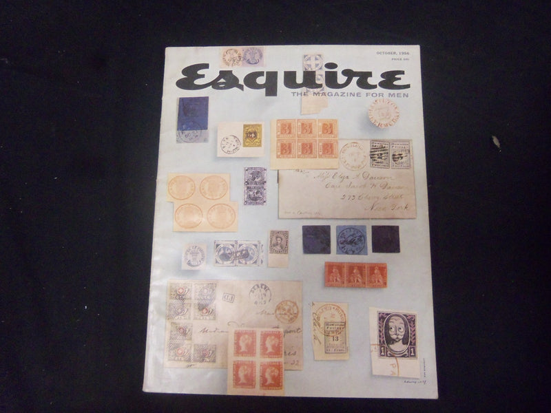 1956 OCTOBER ESQUIRE MAGAZINE - GREAT COVER, PHOTOS AND ADS - ST 2679