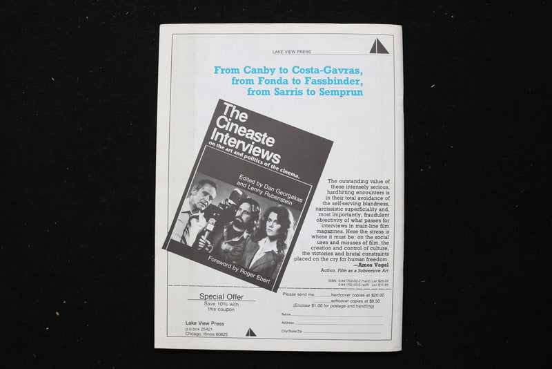 1984 CINEASTE MAGAZINE - DR. STRANGELOVE COVER - E 24558