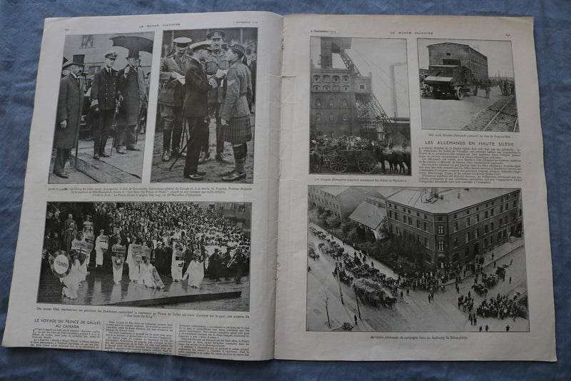 1919 SEP 6 LE MONDE ILLUSTRE MAGAZINE - FRERES D'ARMES - FRENCH - NP 8441