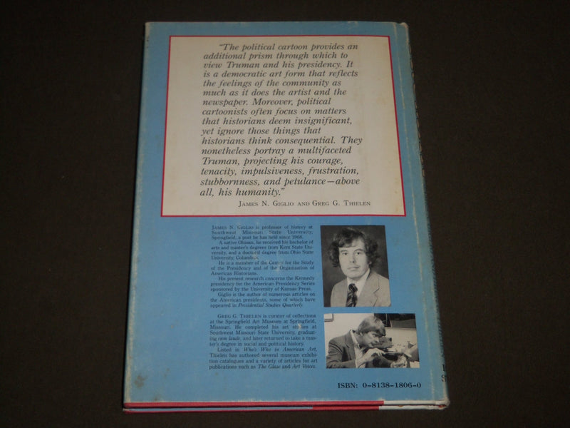 1984 TRUMAN IN CARTOON AND CARICATURE BY GIGLIO & THIELEN BOOK - KD 4718
