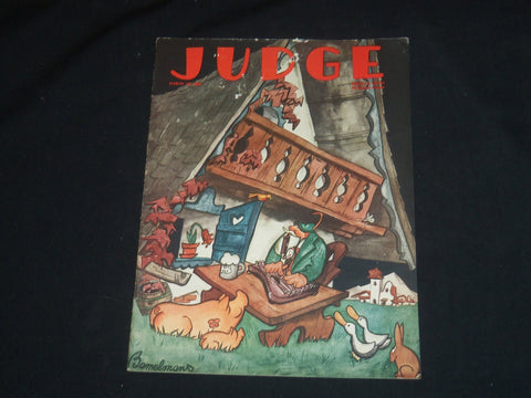 1932 MARCH 12 JUDGE MAGAZINE - ILLUSTRATED COVER - ST 5724