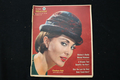 1963 OCTOBER 13 NEW YORK MIRROR MAGAZINE - CHARLENE HOLT COVER - E 26337