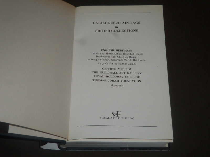 1993 CATALOGUE OF PAINTINGS AN BRITISH COLLECTIONS EDITED BY WATKINSON - KD 4197