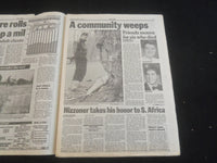 1991 NOV 11 NEW YORK DAILY NEWS NEWSPAPER - ROBERT MAXWELL FAREWELL - NP 5880
