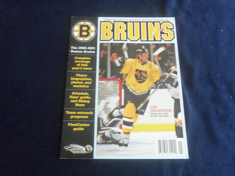 2000-2001 BOSTON BRUINS YEARBOOK - ST 7140