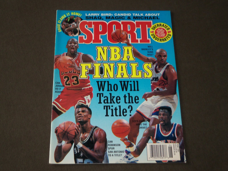 1993 JUNE SPORT MAGAZINE - NBA FINALS - MICHAEL JORDAN - SHAQ - CW 421