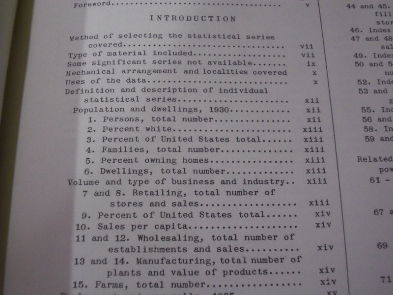 1939 INDUSTRIAL & CONSUMER MARKET DATA HANDBOOK LOT OF 2 - GREAT INFO. - KD 2181