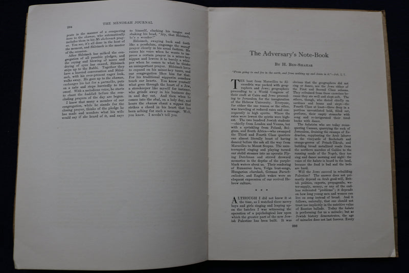 1925 JUNE THE MENORAH JOURNAL - LEWIS MUMFORD - K 1604