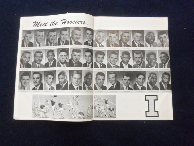 1959 OCTOBER 3 FOOTBALL PROGRAM - INDIANA UNIV VS. UNIV OF MINNESOTA - SP 5454S