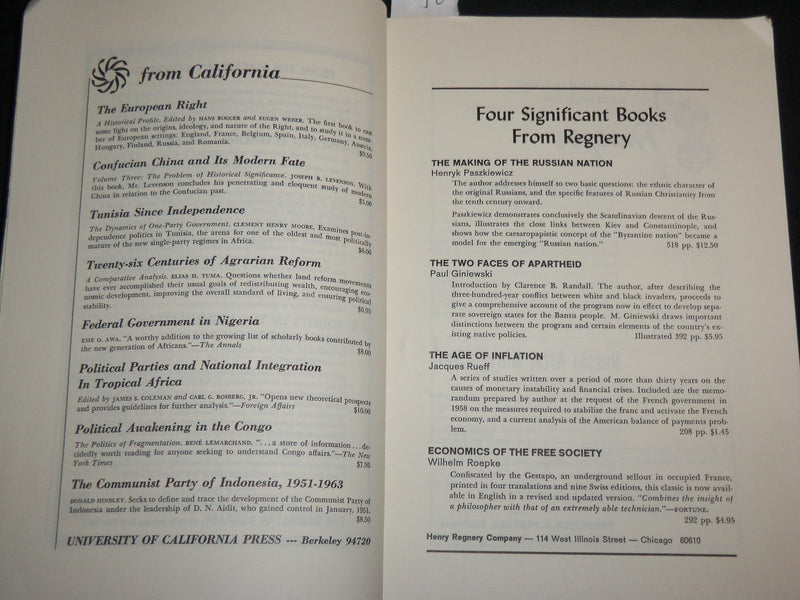 1965 JOURNAL OF INTERNATIONAL AFFAIRS VOLUME 19 ISSUE NO. 2 - J 6793