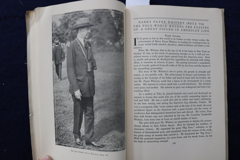 1931 JANUARY THE DIAMOND OF PSI UPSILON SOFTCOVER BOOK - K 824