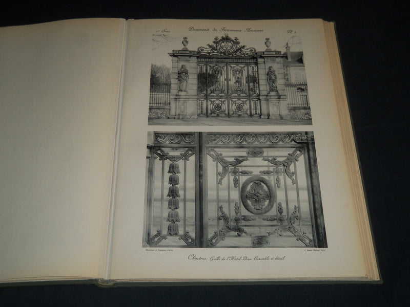 1920-1921 DOCUMENTS DE FERRONNERIE ANCIENNE BY F. CONET VOLUME 1 & 2 - Z 170