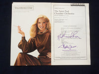 1983 JUNE 6 DUDLEY MOORE & NATHANEL ROSEN SIGNED PROGRAM- ST. PAUL CHAMBER ORCH.