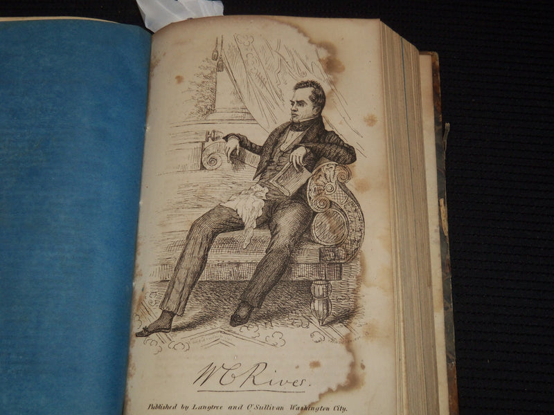 1838 THE UNITED STATES & DEMOCRATIC REVIEW MAGAZINE BOUND VOLUME NO. 1 - KD 9525