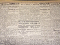 1923 FEBRUARY 27 NEW YORK TIMES - PHARAOH'S TOMB IS CLOSED TILL AUTUMN - NT 7990