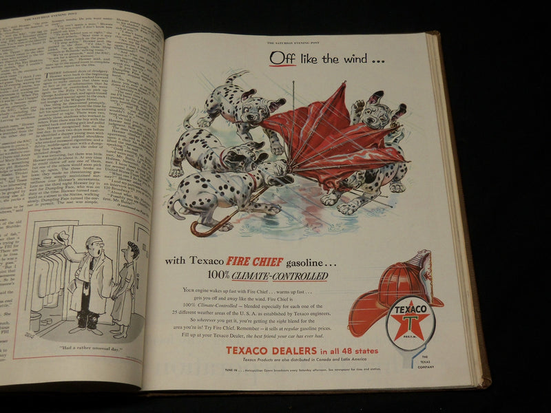 1954 JAN-MAR SATURDAY EVENING POST MAGAZINE VOLUME - 3 NORMAN ROCKWELLS- KD 5964