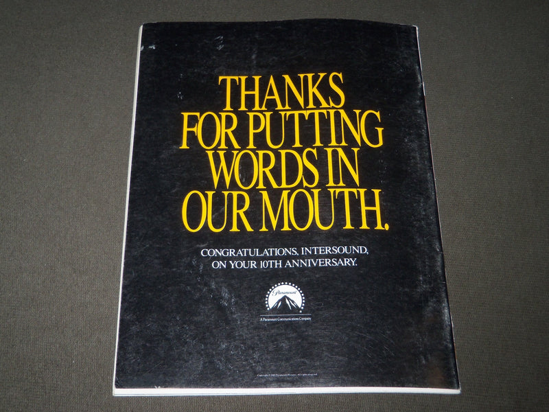 1989 DECEMBER 12 THE HOLLYWOOD REPORTER MAGAZINE - INTERSOUND INC. - J 3414