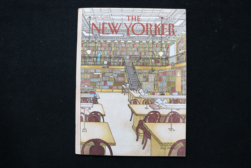 1984 JANUARY 9 NEW YORKER MAGAZINE - GREAT ILLUSTRATED COVER - NY 3136