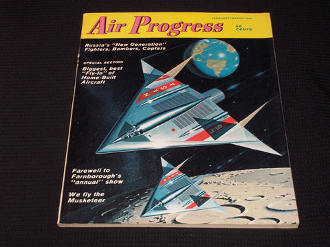 1963 FEBRUARY AIR PROGRESS MAGAZINE - NEW GENERATION FRONT COVER - E 7102