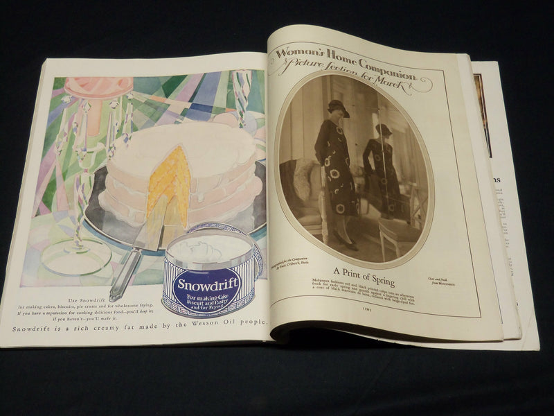 1926 MARCH WOMAN'S HOME COMPANION MAGAZINE - BEAUTIFUL FRONT COVER - F 567V