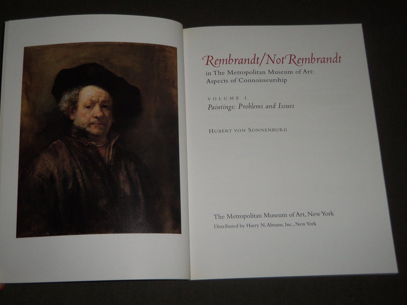 1995 REMBRANDT / NOT REMBRANDT BOXED SET OF 2 SOFTCOVER BOOKS - I 1554