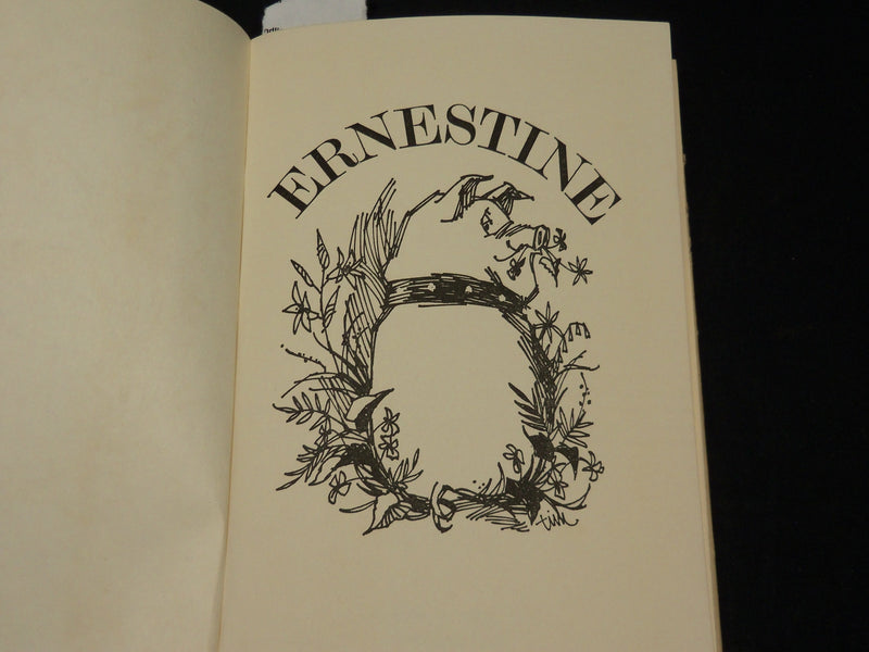 1963 ERNESTINE HARDCOVER BOOK INSCRIBED BY PAULINE INNIS - D 544