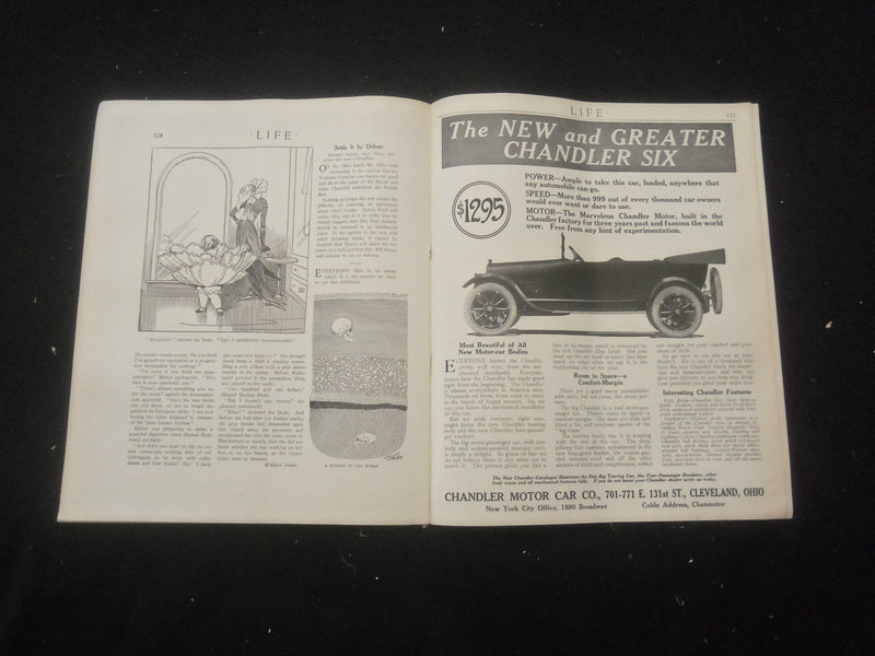 1916 JANUARY 20 LIFE MAGAZINE - JOHNNY'S DREAM - L 762P