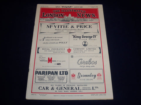 1957 JUNE 15 ILLUSTRATED LONDON NEWS MAGAZINE - COMET PLANE - E 8046