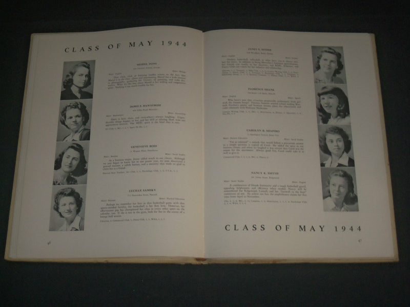 1943 LA CAMPANA NEW JERSEY STATE TEACHERS COLLEGE YEARBOOK - MONTCLAIR - YB 1664
