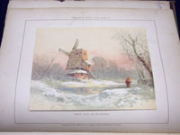 1886 SKETCHES IN WATER COLOR BY EMINENT ARTISTS VOLUME - COLOR PRINTS - KD 3556