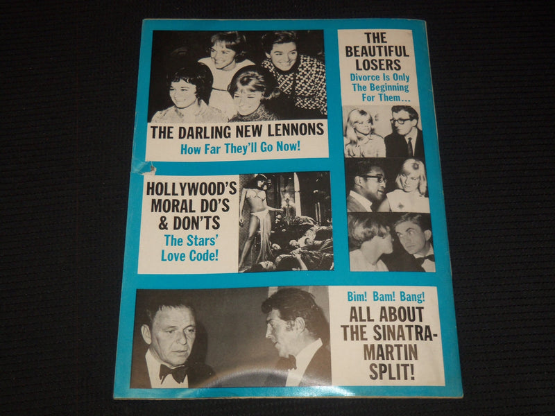 1969 NO. 18 HOLLYWOOD SECRETS YEARBOOK MAGAZINE - THE LENNONS - E 14340