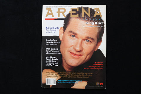 1989/1990 WINTER ARENA MAGAZINE - KURT RUSSELL COVER - E 24392