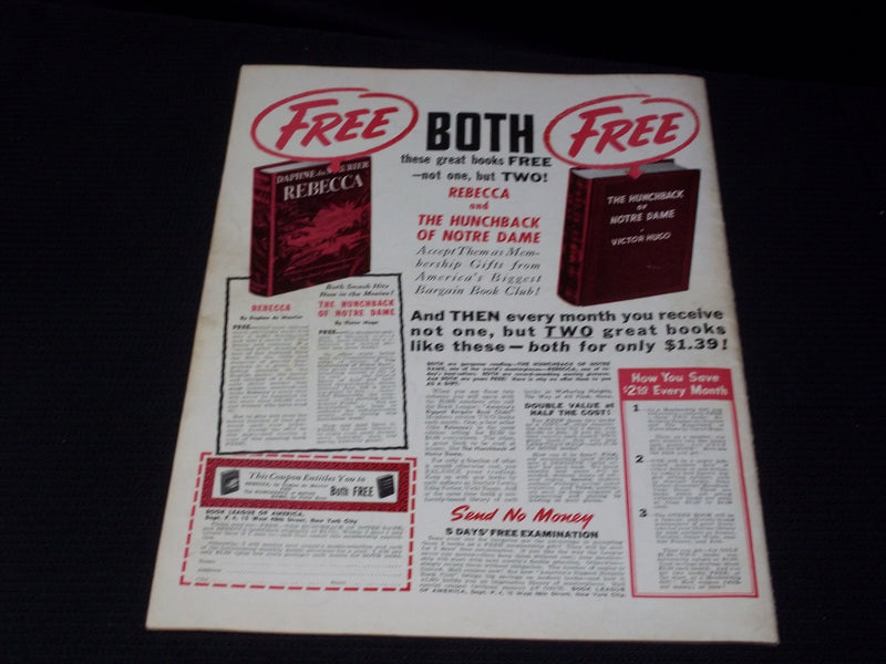 1940 APRIL 16 PIC MAGAZINE - VICTOR MATURE & CAROLE LANDIS FRONT COVER - E 2605