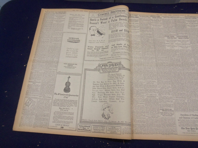 1920 JUNE 17 NEW YORK TIMES - DARTMOUTH SENIOR KILLED BY JUNIOR - NT 9129