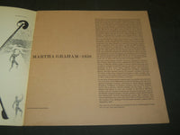 1958 & 1960 MARTHA GRAHAM SEASON BALLET PROGRAM LOT OF 2 - NICE PHOTOS - J 5156