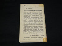 1954 NEWMAN'S EUROPEAN HIGH SPOTS SOFTCOVER GUIDE - J 6967