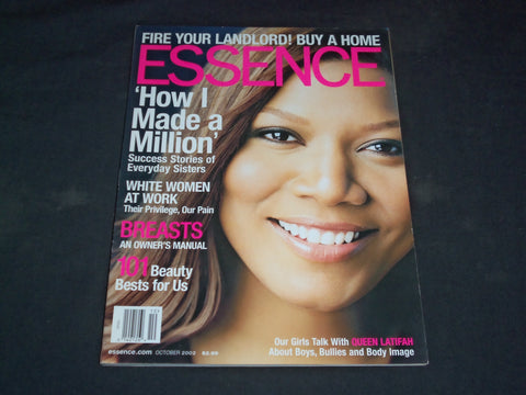 2002 OCTOBER ESSENCE MAGAZINE - QUEEN LATIFAH - B 347