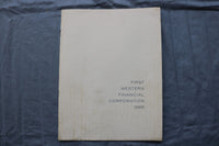 1965-1969 FIRST WESTERN FINANCIAL CORPORATION ANNUAL REPORTS - LOT OF 3 - K 3215